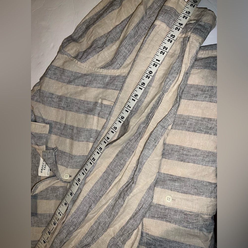 AE Linen Blend Mechanic Shirt - Picture 9 of 10